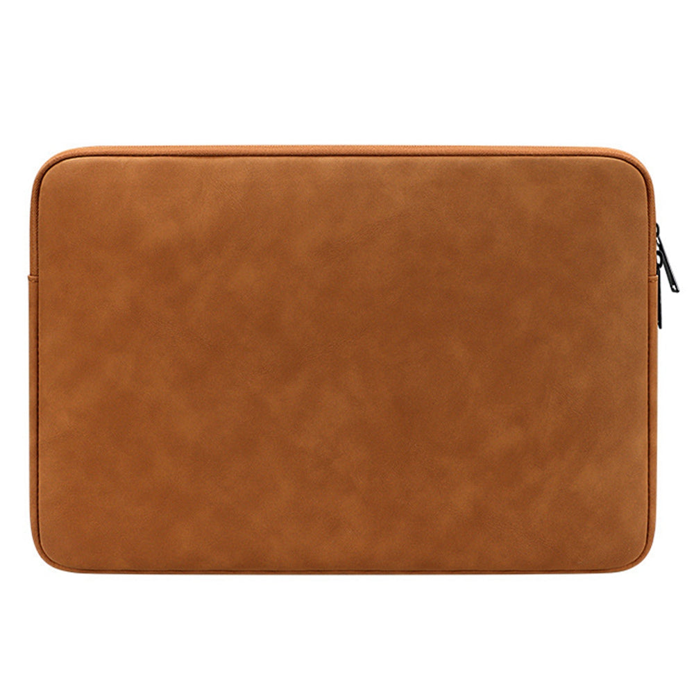 ND12 14.1-15.4 Inch Laptop Sleeve for MacBook Pro Soft Fluff Lining Anti-scratch Notebook Protective Bag - Yellow ND12 14.1-15.4 Inch Laptop Sleeve for MacBook Pro Soft Fluff Lining Anti-scratch Notebook Protective Bag - Yellow